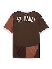 Puma Brown ST Pauli Home Shirt 2024-25 - Image 2 of 3