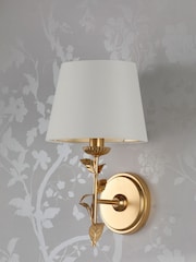 Laura Ashley Gold Leaf Halton 1 Light Wall Light - Image 2 of 6