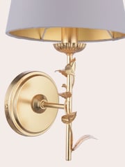 Laura Ashley Gold Leaf Halton 1 Light Wall Light - Image 5 of 6