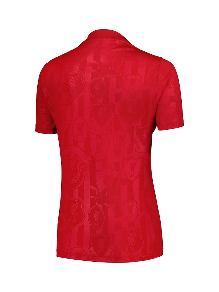 Nike Red Womens Liverpool Pre Match Top - Image 3 of 3