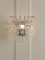 Laura Ashley Pewter Willow Wall Light - Image 1 of 5