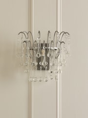 Laura Ashley Pewter Willow Wall Light - Image 2 of 5