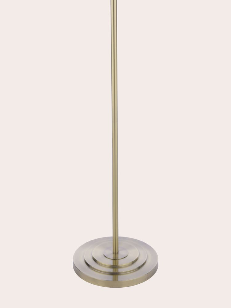 Laura Ashley Antique Brass Marlowe Floor Lamp - Image 4 of 4