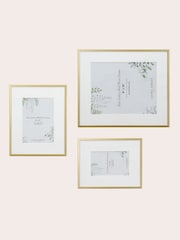 Laura Ashley Set of 3 Gold Alisa Photo Frames - Image 3 of 6