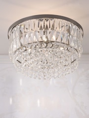 Laura Ashley Pewter Rhosill Ceiling Light - Image 3 of 6
