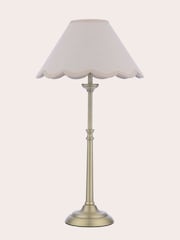 Laura Ashley Matt Antique Brass Cordwell Table Lamp - Image 4 of 8