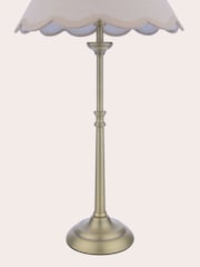Laura Ashley Matt Antique Brass Cordwell Table Lamp - Image 6 of 8