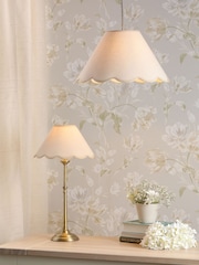 Laura Ashley Matt Antique Brass Cordwell Table Lamp - Image 7 of 8