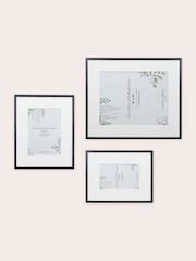 Laura Ashley Set of 3 Pewter Grey Alisa Photo Frames - Image 3 of 6