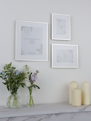 Laura Ashley Set of 3 Brass Alisa Photo Frames - Image 1 of 6
