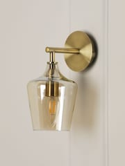 Laura Ashley Antique Brass Ockley Wall Light - Image 2 of 5