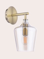 Laura Ashley Antique Brass Ockley Wall Light - Image 4 of 5
