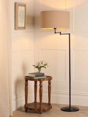 Laura Ashley Black Marlowe Floor Lamp - Image 1 of 6