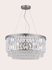Laura Ashley Pewter Rhosill 4 Light Ceiling Light - Image 3 of 5