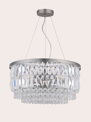 Laura Ashley Pewter Rhosill 4 Light Ceiling Light - Image 4 of 5