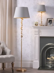 Laura Ashley Gold Leaf Halton Table Lamp - Image 6 of 6