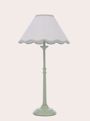 Laura Ashley Matt Green Cordwell Table Lamp - Image 4 of 7