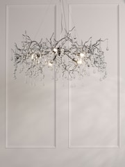 Laura Ashley Pewter Willow Crystal Light - Image 1 of 4