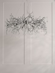 Laura Ashley Pewter Willow Crystal Light - Image 2 of 4