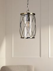Laura Ashley Antique Brass Beckworth 1 Light Pendant Ceiling Light - Image 2 of 5