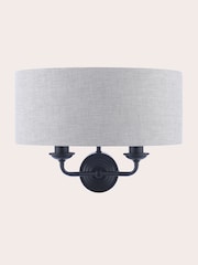 Laura Ashley Natural Sorrento 2 Light Wall Light - Image 4 of 6