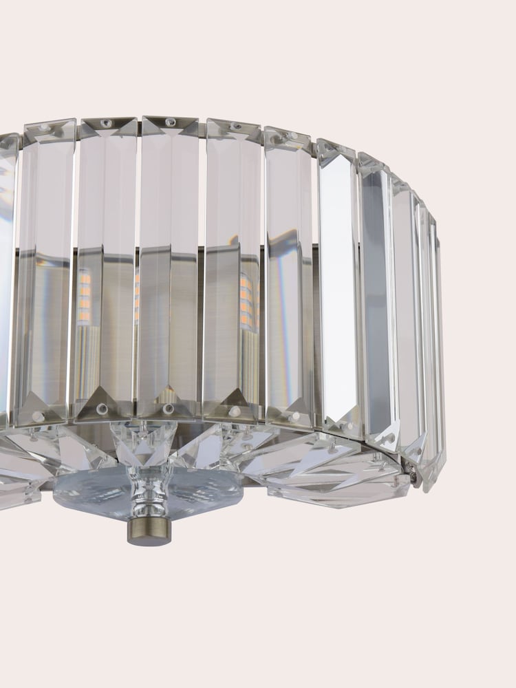 Laura Ashley Antique Brass Fernhurst 1 Light Wall Light - Image 5 of 5