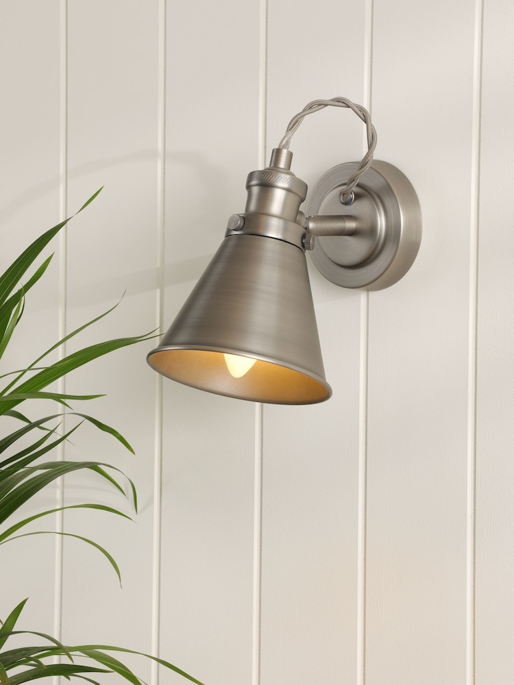 Laura Ashley Pewter Rufus Single Spotlight - Image 1 of 5