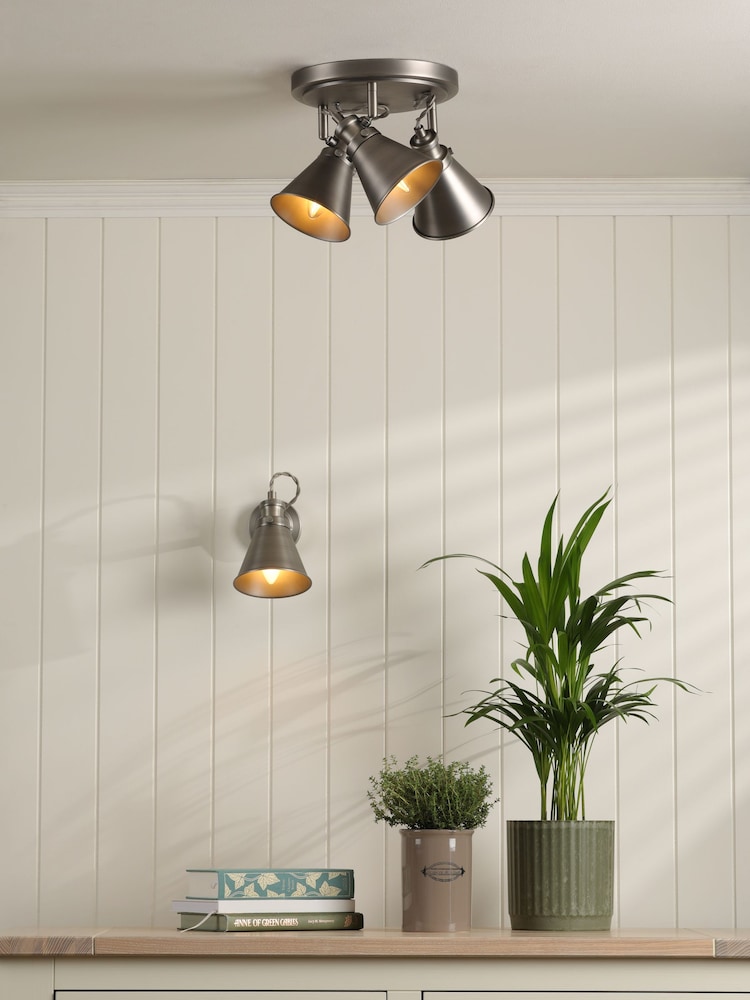 Laura Ashley Pewter Rufus Single Spotlight - Image 5 of 5