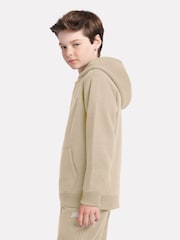 New Balance Orange Small Boys Brush Back Logo Hoodie - Image 2 of 8