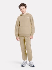 New Balance Orange Small Boys Brush Back Logo Hoodie - Image 5 of 8