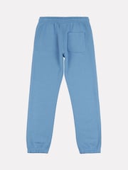 New Balance Blue Small Boys Brush Back Logo Joggers - Image 7 of 8