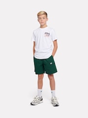 New Balance Green Boys Premium Woven 100% Cotton Shorts - Image 5 of 8