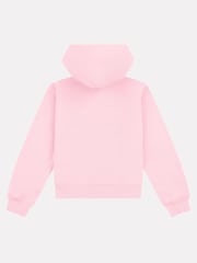 New Balance Pink Small Girls Brush Back Logo Hoodie - Image 7 of 8