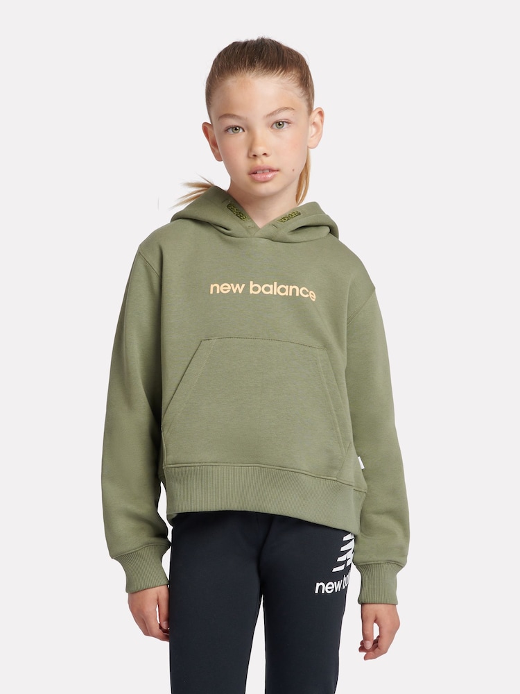 New Balance Green Girls Floral Sneaker Hoodie - Image 1 of 11