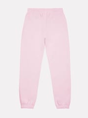 New Balance Pink Girls Small Brush Back Logo Joggers - Image 7 of 8