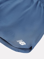New Balance Blue Girls RC Run Shorts - Image 9 of 9
