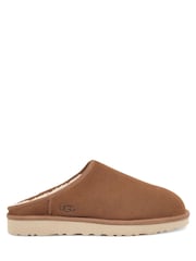 UGG Brown Classic Slip-On Slippers - Image 1 of 6