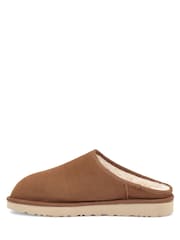 UGG Brown Classic Slip-On Slippers - Image 2 of 6