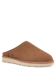 UGG Brown Classic Slip-On Slippers - Image 4 of 6