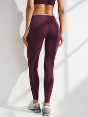Abercrombie & Fitch Red Stripe Double Cotton Leggings - Image 3 of 8