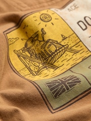 Tan Brown Beeble Doing Nothing Graphic T-Shirt - Image 10 of 10