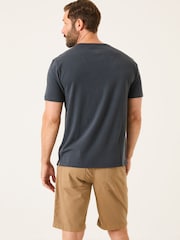 FatFace Lulworth Washed Black T-Shirt - Image 2 of 5