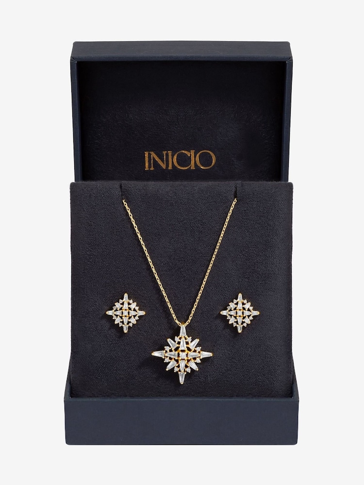 Inicio Cubic Zirconia Star Set - Gift Boxed - Imagem 1 de 4