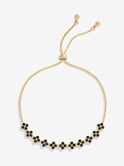 Jon Richard Gold Tone Jet Clover Toggle Bracelet - Image 1 of 3