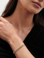 Jon Richard Gold Tone Jet Clover Toggle Bracelet - Image 3 of 3