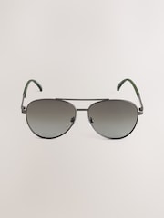 Grey Tone Aviator Style Sunglasses - Image 6 of 7