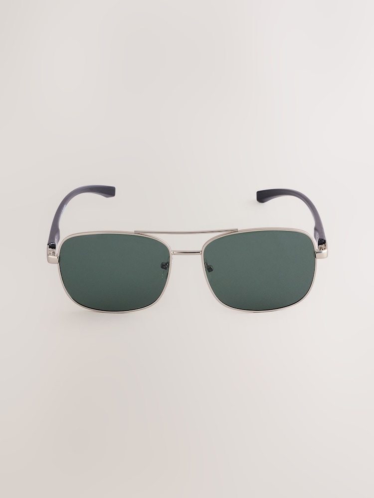 Silver Navigator Sunglasses - Image 2 of 3