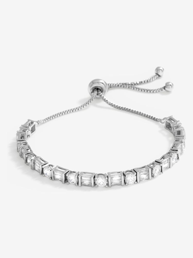 Jon Richard Silver Tone Mixed Stone Toggle Bracelet - Image 1 of 3