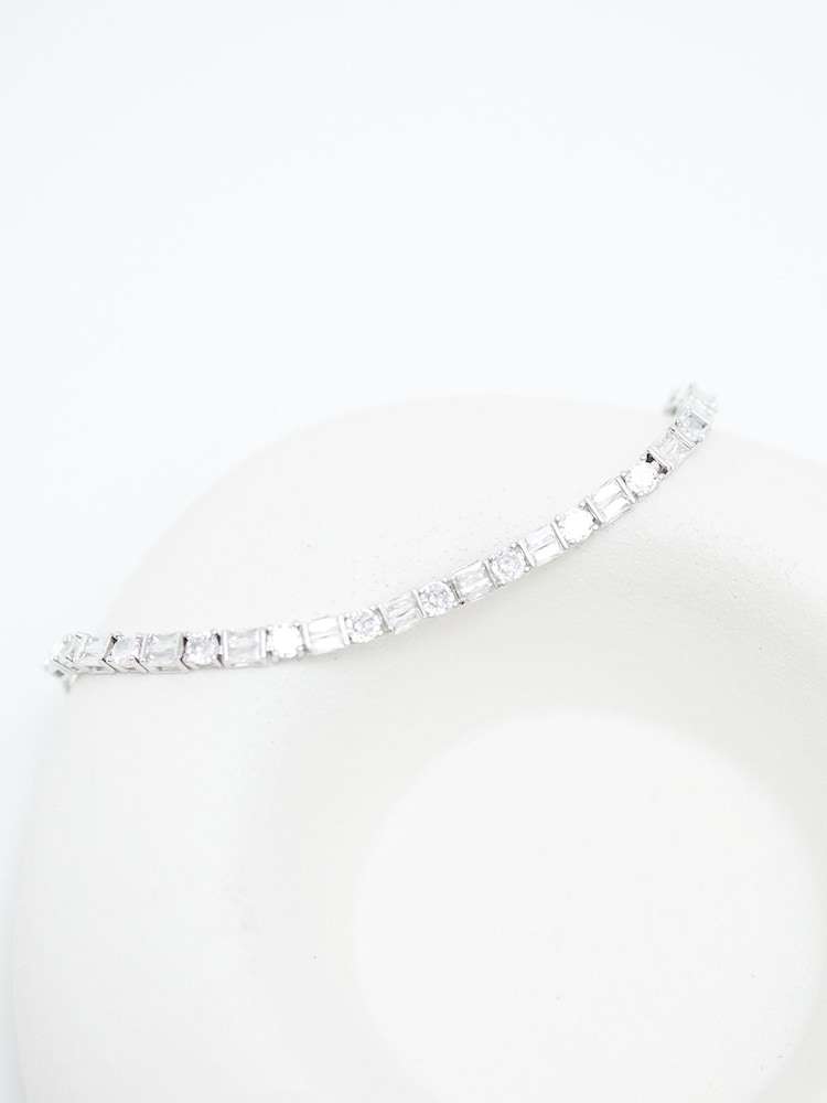 Jon Richard Silver Tone Mixed Stone Toggle Bracelet - Image 2 of 3
