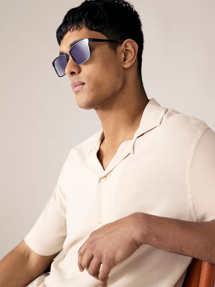 Black Metal Rim Sunglasses - Image 2 of 6 Black Metal Rim Sunglasses - Image 2 of 6